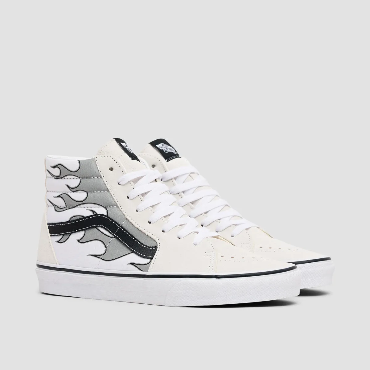 Vans SK8-Hi Shoes - Reflective Flame True White