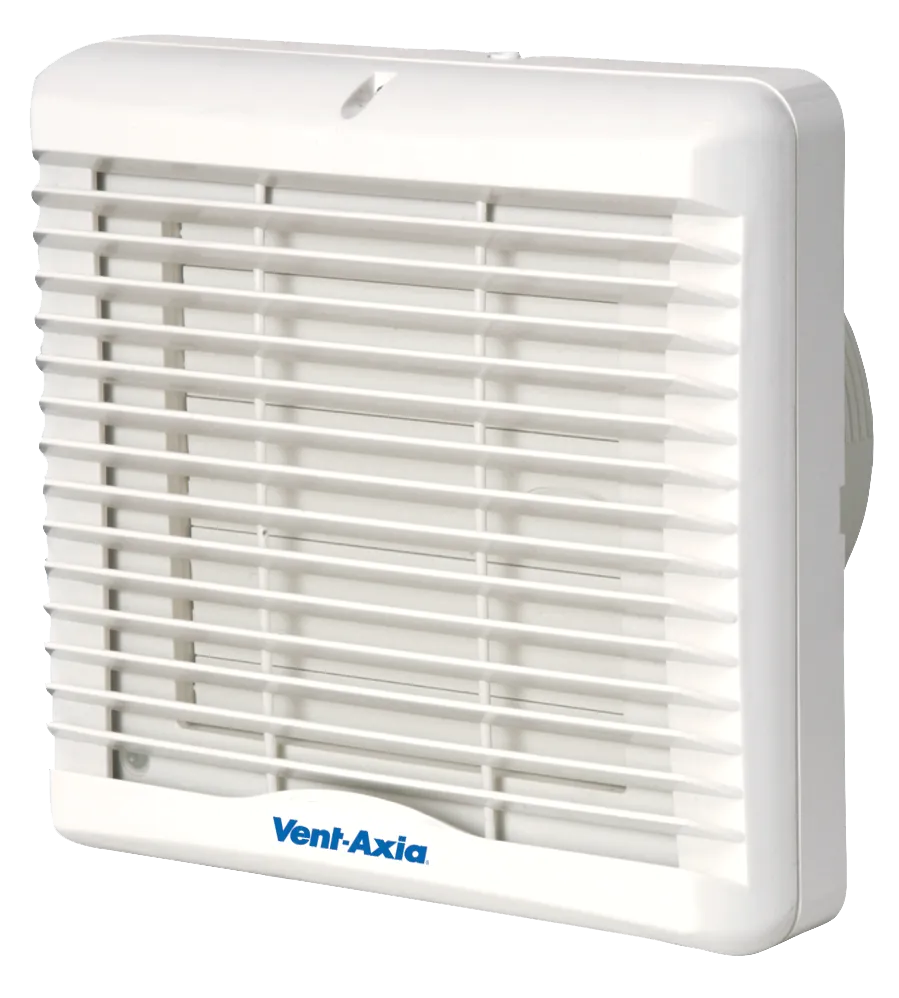Vent-Axia 140420 VA140/150KHT Single Speed Kitchen Extract Fan with Humidistat & Adjustable Overrun Timer