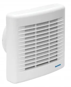 Vent-Axia 436519 BAS100B 100mm Basic Unshuttered Axial Fan Standard