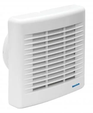 Vent-Axia 436527 BAS150T 150mm Basic Unshuttered Axial Fan with Adjustable Overrun Timer