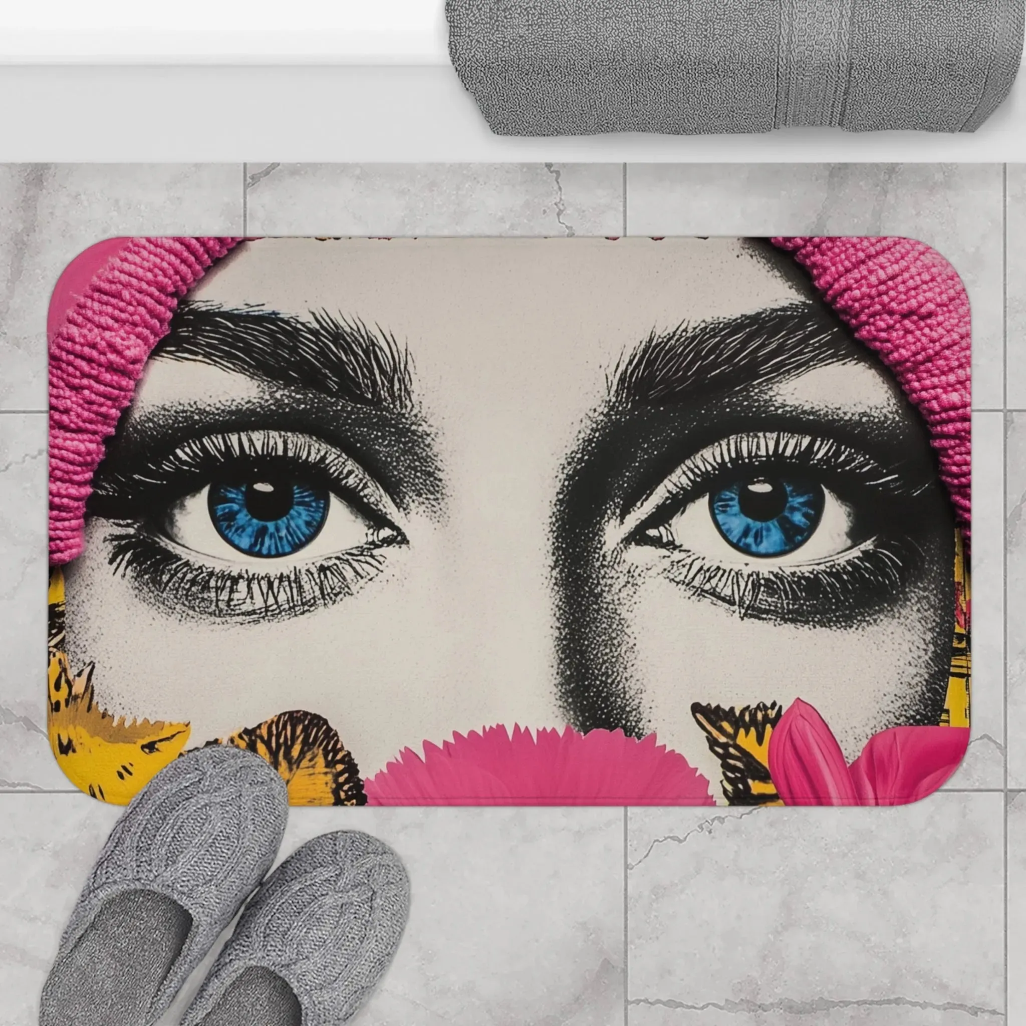 Vivid Gaze Bath Mat