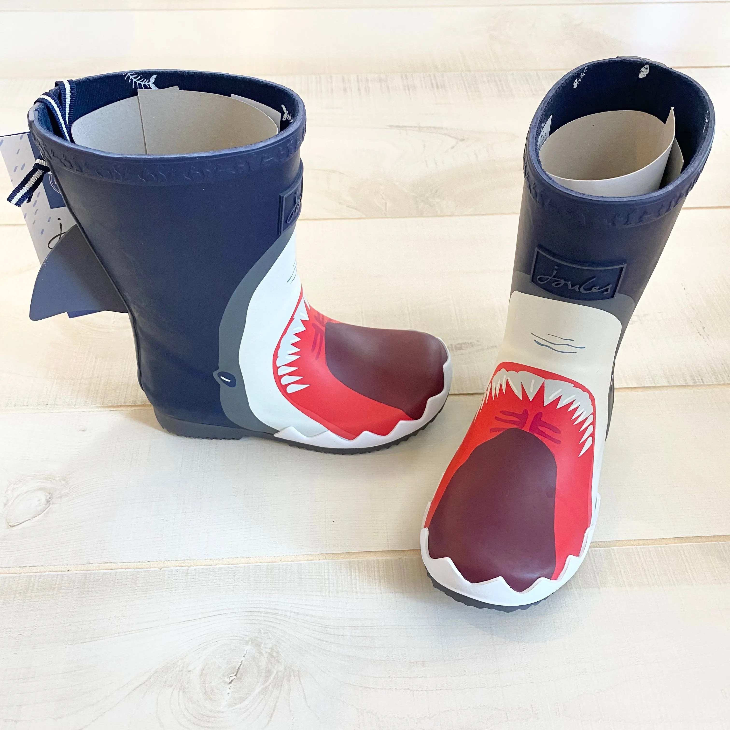 Welly Boot | Blue Shark Finn