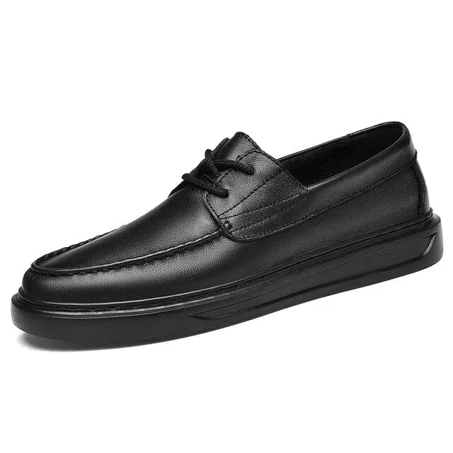 White Leather Shoes Men