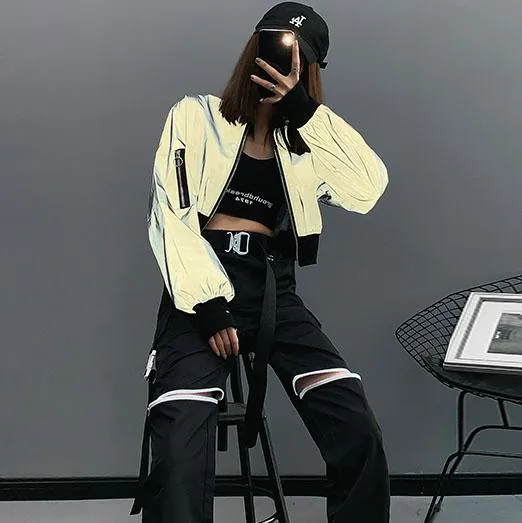White Reflective Jacket SD01706