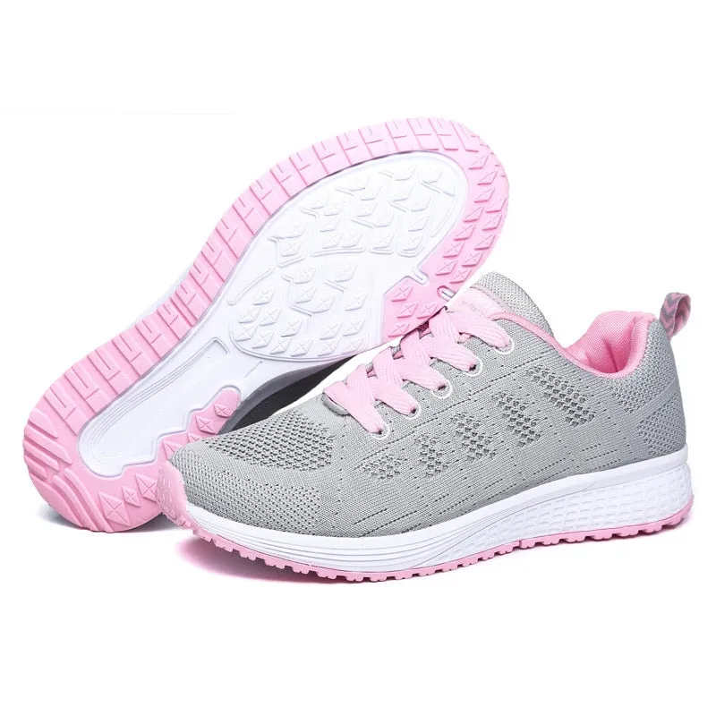Women Casual Sneakers Fashionable Vulcanize Shoes Platform Spring Running Sport Sneakers Breathable Tennis Air Large Size Shoes