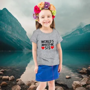 World's Best Sis Gift T-Shirt for Kids