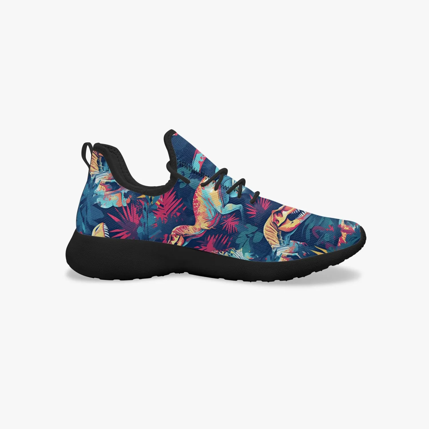 Zombie T-Rex! Classic Mesh Knit Sneakers