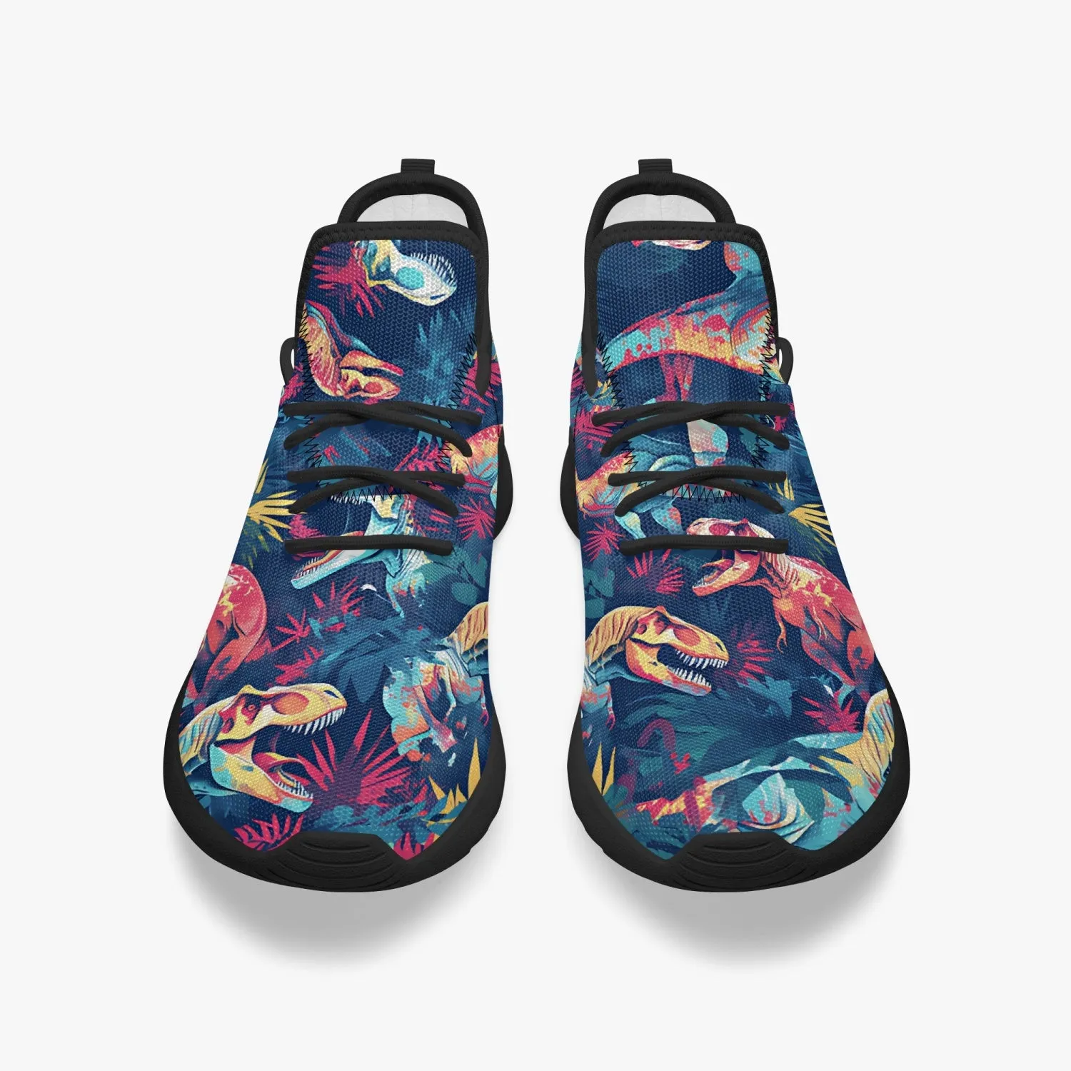 Zombie T-Rex! Classic Mesh Knit Sneakers