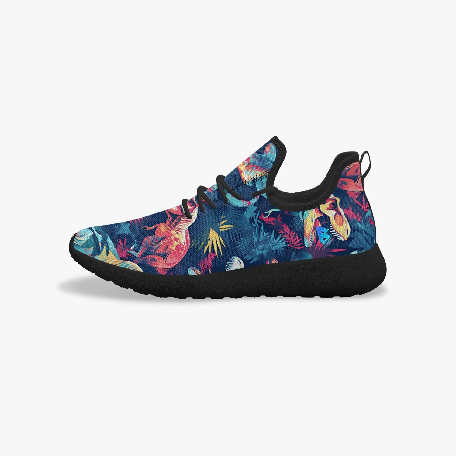 Zombie T-Rex! Classic Mesh Knit Sneakers