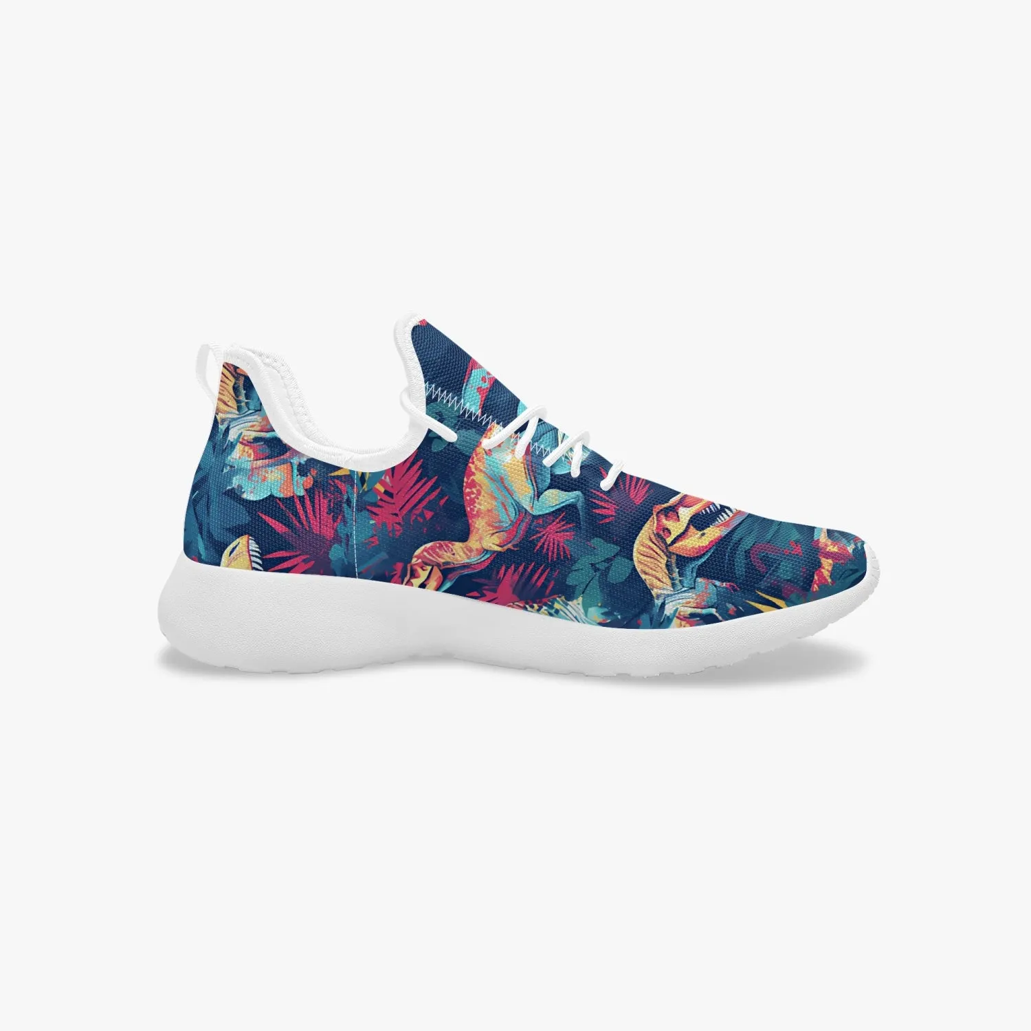 Zombie T-Rex! Classic Mesh Knit Sneakers